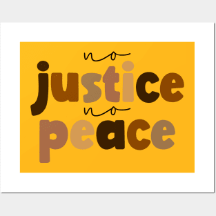 No Justice, No Peace Posters and Art